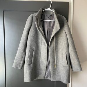 JCrew Mercantile Wool Coat in Grey